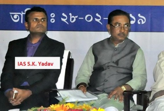 Indian bureaucracyâ€™s level at down in Tripura : IAS officer sharing dais with BJP State General Secretary 