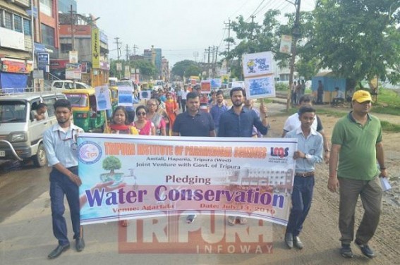 TIPS held awareness rally on Water Conservation TIPS held awareness rally on Water Conservation