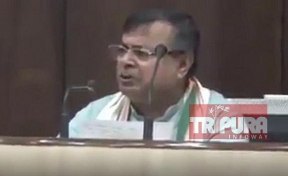 Gaffe-infected in Ratanlal Nath now, says, â€˜Tripura has 40 lakhs Teachersâ€™