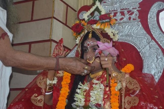 Kumari puja marks Jagadhatri pujaâ€™s Maha-Astami