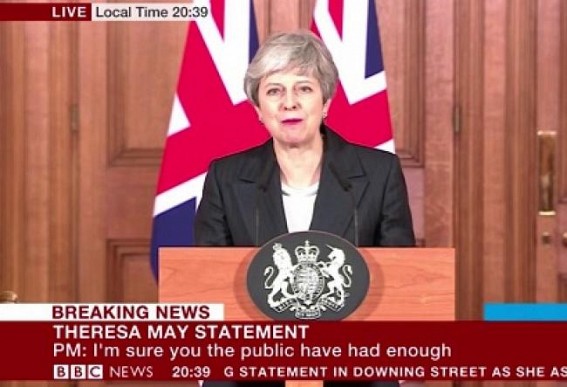 Tired public needs Brexit decision: Theresa May