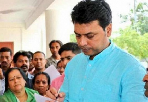 CM talked to DMs about storm, rain hit areas in Tripura