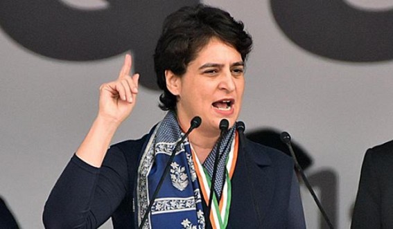 Priyanka slams UP govt over lapses in education Priyanka slams UP govt over lapses in education