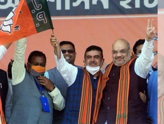 Get rid of the extortionist nephew: Suvendu at mega BJP rally