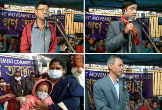 No Christmas Celebration for 10323 Teachers : JMC's protest falls on Day 19, No call from Tripura Govt for Discussion, TIPRA organization supports Teachers Protest No Christmas Celebration for 10323 Teachers : JMC's protest falls on Day 19, No call from Tripura Govt for Discussion, TIPRA organization supports Teachers Protest