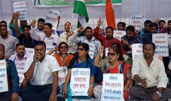 10323 teachers accused BJP Party for â€˜Intrigueâ€™ against 10323 teachers before election by stopping 13,000 posts recruitment, slammed Ratanlal Nath for his insulting statements