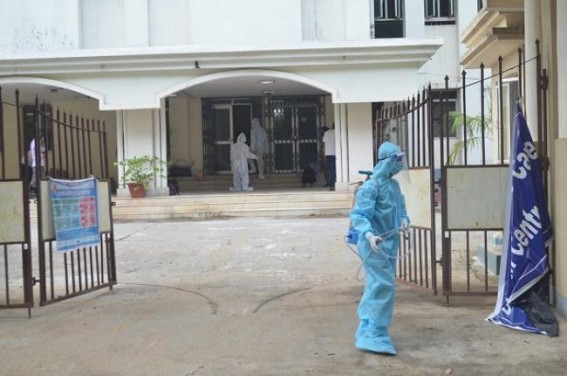 Four Covid patients booked for spitting on doctor in Tripura