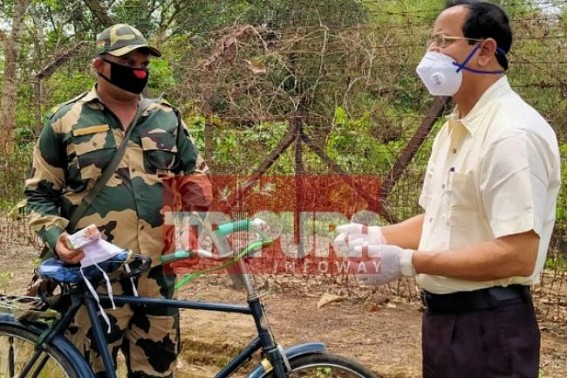 BSF jawans working 24X7 on borders thanked by local ruling party MLA 