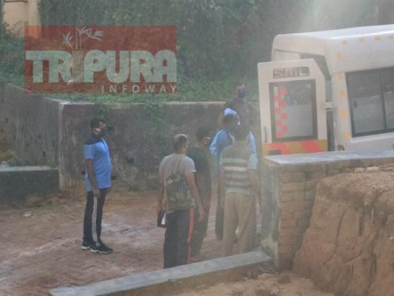 COVID spread among Civilians, as one Truck Driver tested positive  in Tripura : Sample collected, detected at Churaibari Checkpost 