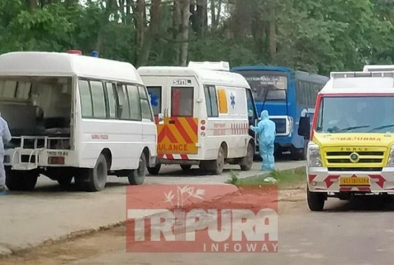 No Civilian COVID19 Positive in Tripura now, 132 Active Cases from BSF Battalions : Govt beefed up measures, massive preparedness in Bhagat Singh Youth hostel for further challenges