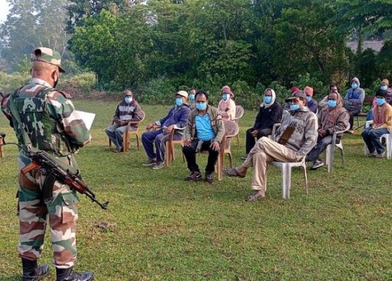 COVID-19 Awareness campaigning held by Assam Rifles 