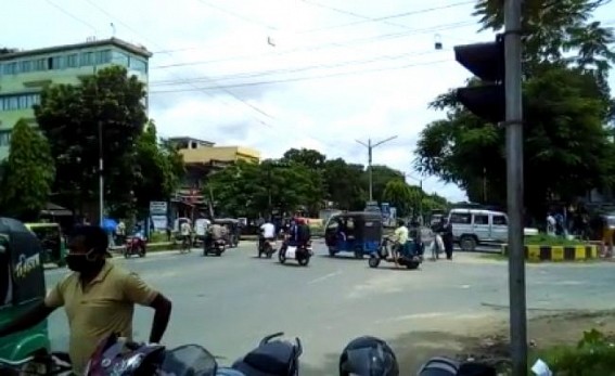 Traffic lights remained non-functional in Teliamura for over 6 months