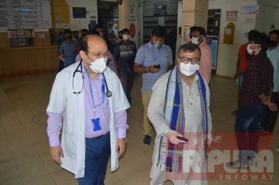 Ratanlal Nath praised TMC authority for proper santization system, other arrangements 