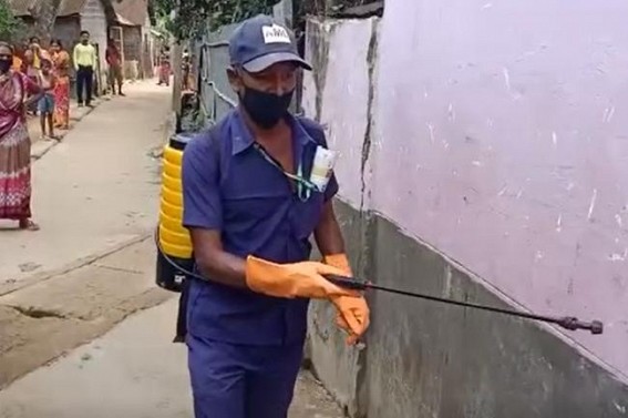 Sanitization drive continued under State Govt across Tripura 