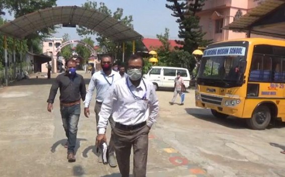 Crime and Corruption Control Awareness society visited Srikrishna Mission to check fees