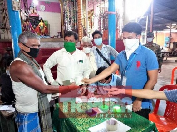 Tripura Govt starts distribution of Rs. 1000 among Migrant Workers, 3 months Free Rations : Rs. 3.88 crores package for Tripura People stuck in other states