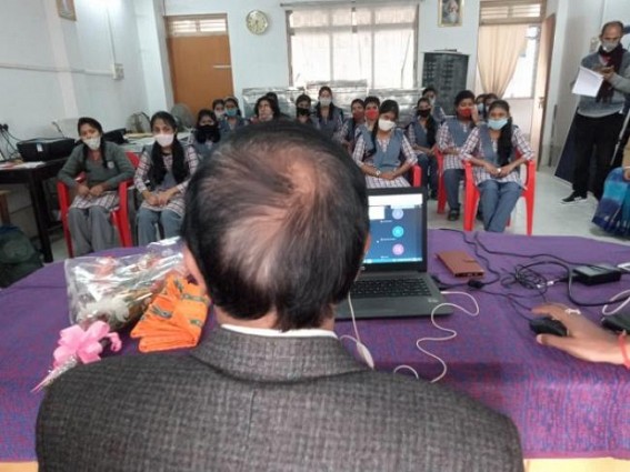 COVID-19 Health and Hygiene awareness program organized at Henry Derozio School in Tripura