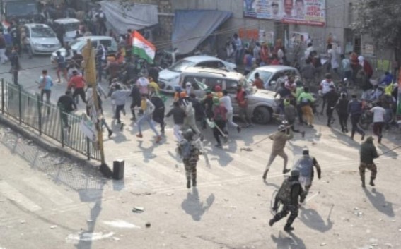 AAP blames BJP for violence on Republic Day AAP blames BJP for violence on Republic Day