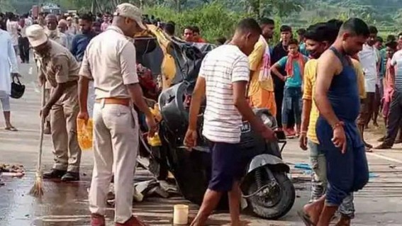 10 Chhath Puja devotees killed in road mishap in Assam 10 Chhath Puja devotees killed in road mishap in Assam