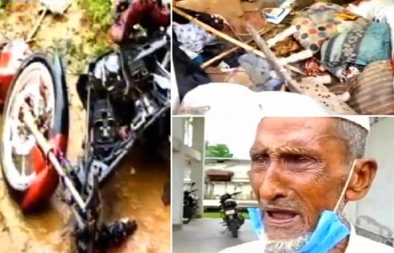 House Vandalized by RSS, BJP members in Bishalgarh with help of Khap Panchayat, House Captured Forcefully : Police Refused to Lodge FIR 