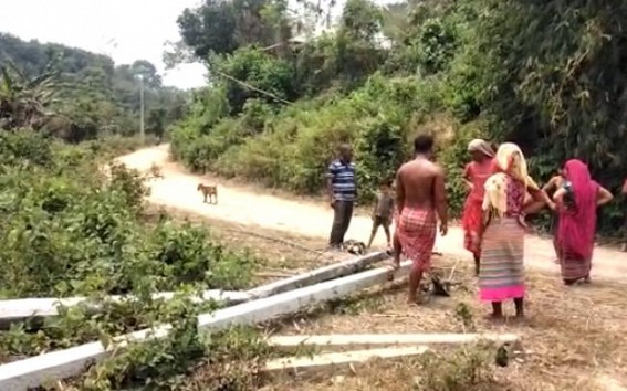 Power disruption : Since last seven days power has been cut after a heavy storm in Muchraipara, Takarjala