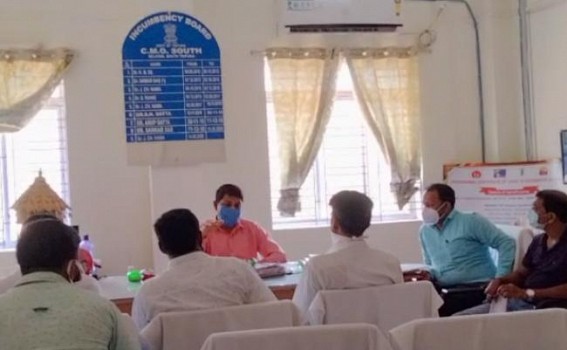 Democratic Youth Federation of India placed deputation to South District Chief Health Officer on six point demand