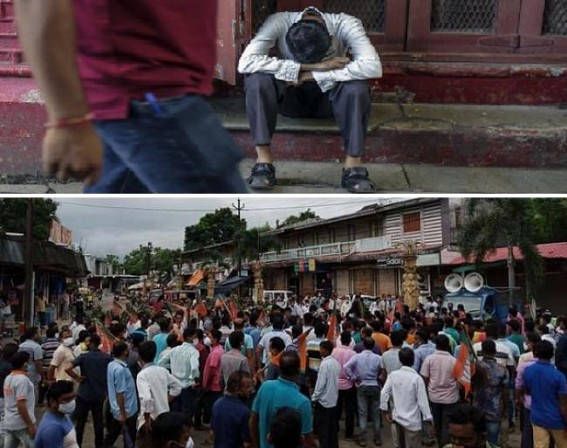 Unemployment Problems hit Tripura : Job Recruitments are at Pause, but Political Meetings, Gatherings Continue 