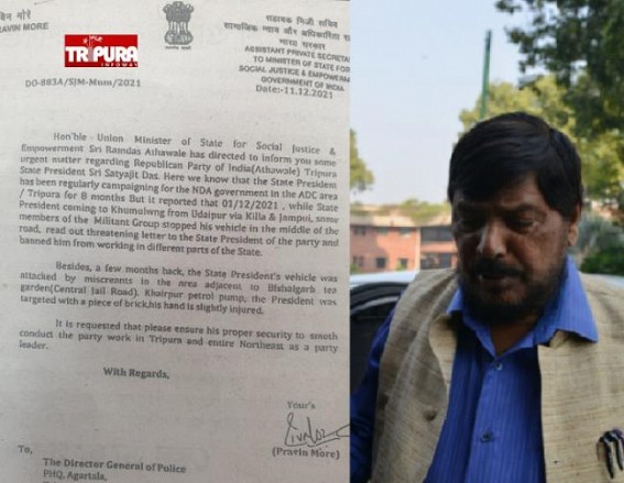 As Central Minister alleged 'Attacks' in Tripura, Trinamool Says, 'Tripura's Jungle Raj Proven'