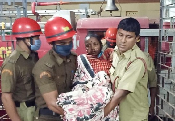 24 year-old housewife injured in Fire incident while boiling milk for her child : Husband received injuries while saving her