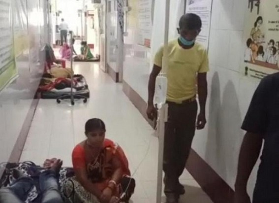 Shortage of Health staff including hospital beds reported at Primary Health Center in Baikhora