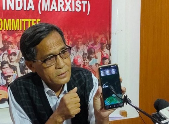 Tripura : BJP goons roaming with Pistols, threatening Candidates, Voters to stay in home on Poll Day 