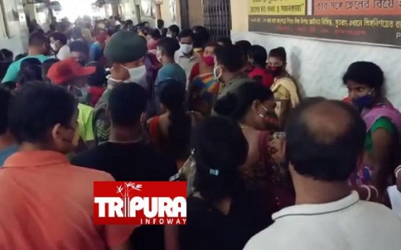 Massive Gathering in IGM Hospital as Patients' Loads are increasing : Lack of Sufficient Security Deployment causing Problems for the Hospital Authority to Manage Crowd 