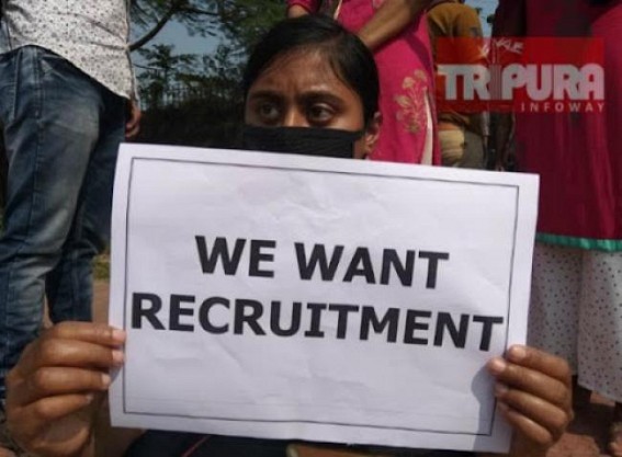 BJP's 50,000 Govt Jobs Promise could not be fulfilled in 3.5 Years in Tripura BJP's 50,000 Govt Jobs Promise could not be fulfilled in 3.5 Years in Tripura