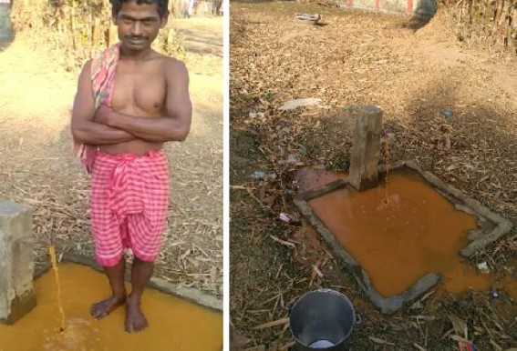 Hira Era ! Villagers are getting Unpurified water which is dangerous to drink, in Totabari area under Teliamura Sub-division