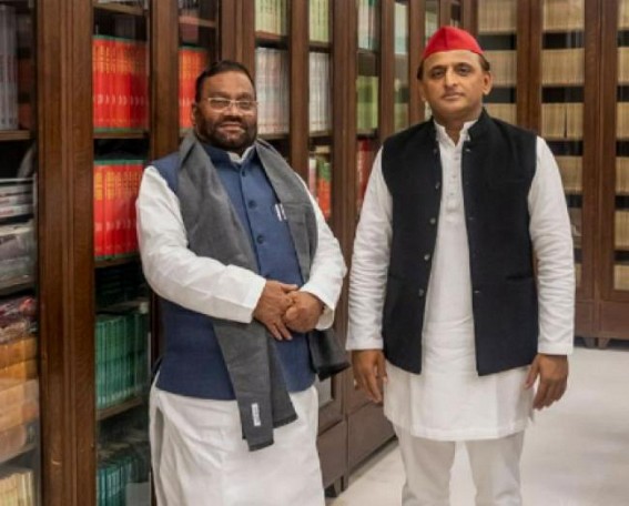 BJP jolted on UP poll eve: Cabinet minister Swami Prasad Maurya quits, joins SP