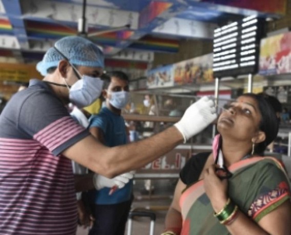 Active Covid caseload in India crosses 1L-mark after 4 months