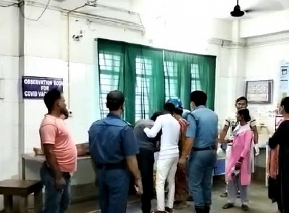 2 Injured in Road Accident  in Bishalgarh