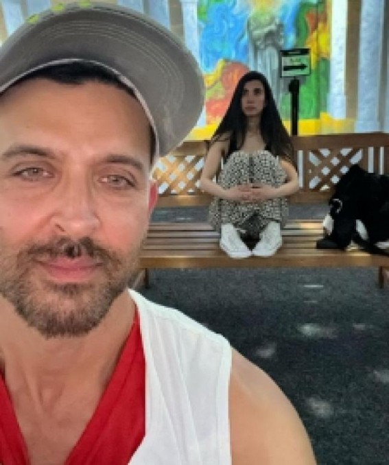 Hrithik shares first picture of girlfriend Saba Azad on Instagram