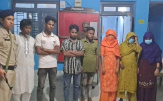 7 Rohingyas held in Tripura 7 Rohingyas held in Tripura