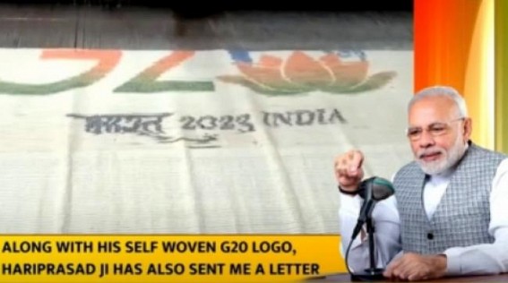 Telangana weaver surprises PM Modi with novel G20 gift