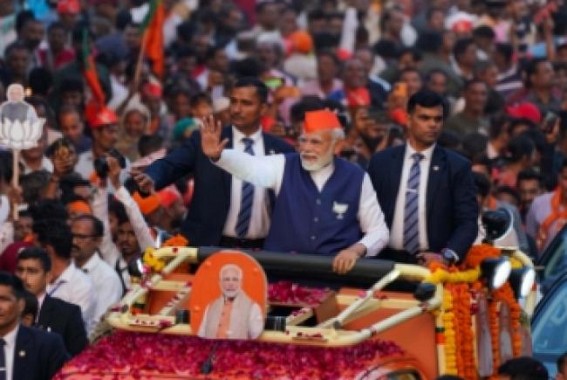 Campaigning ends for 2nd phase of Guj assembly polls Campaigning ends for 2nd phase of Guj assembly polls