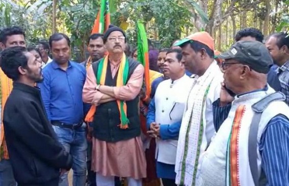 BJP continues house-to-house campaigning for 2023 Election BJP continues house-to-house campaigning for 2023 Election