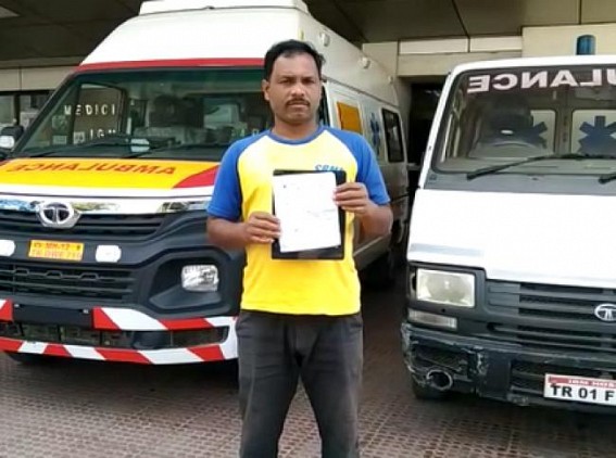 Daily worker was beaten up in Agartala by BJP goons for repairing CPI-M member’s vandalized house Daily worker was beaten up in Agartala by BJP goons for repairing CPI-M member’s vandalized house