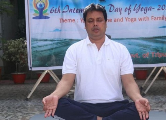 Biplab Deb ‘not’ Vacating CM residence even after being Removed from CM Post : Oppositions Roar