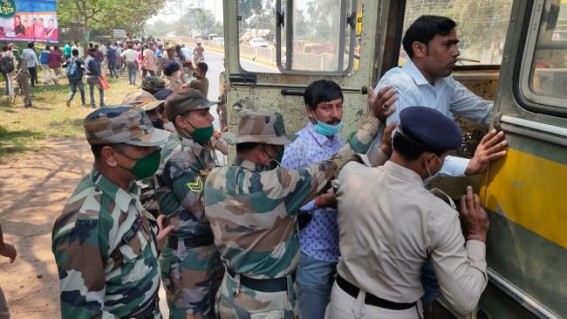 Police treated TET-Qualified Candidates like ‘Terrorist’ who went to Secretariat to meet CM