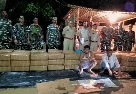 2 arrested with 800 kg Ganja in Ambassa