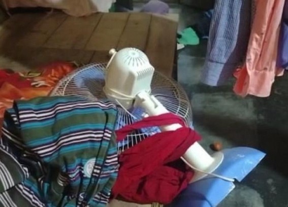 Sushashan...(?) : BJP miscreants vandalized Congress leader's house and rubber nursery in Dhalai District who newly joined Congress party quitting BJP