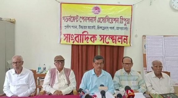 Governor Pensioners Association Tripura (GPAT) organized a press meet with various demands Governor Pensioners Association Tripura (GPAT) organized a press meet with various demands