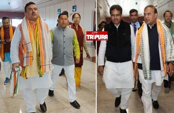 From Himanta to Suvendu : Tripura BJP’s all Star Campaigners are former Congress, Trinamool Chit-Fund Scammers