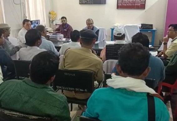 Ahead of Counting Day, Kailashahar SDM held All-Party meeting